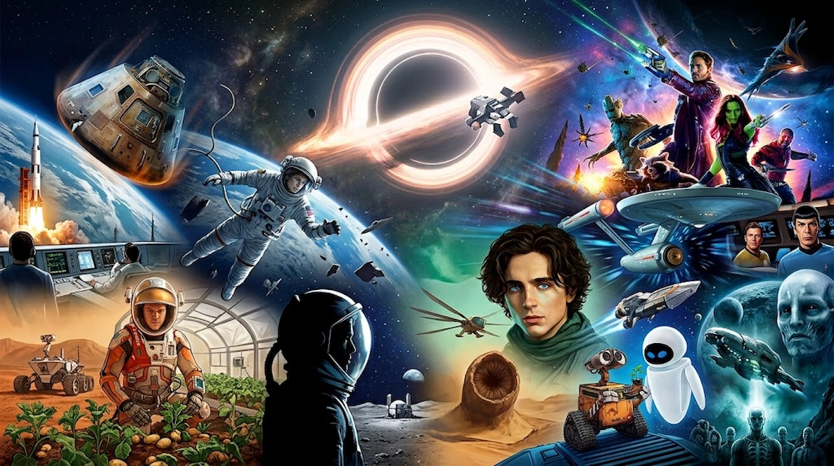 Filmes sobre Viagens ao Espaço Space travel movies Películas sobre viajes en el espacio films sur les voyages dans l'espace Filme über Weltraumreisen 우주 여행 영화 宇宙旅行映画